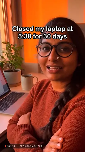 I close my laptop at 5:30 and nobody noticed