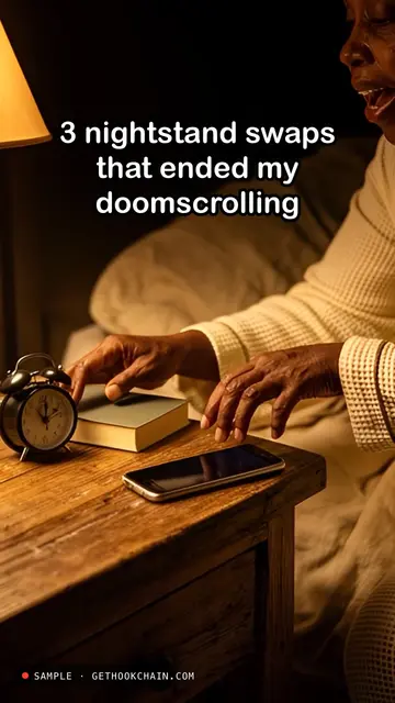 3 nightstand swaps that ended my doomscrolling